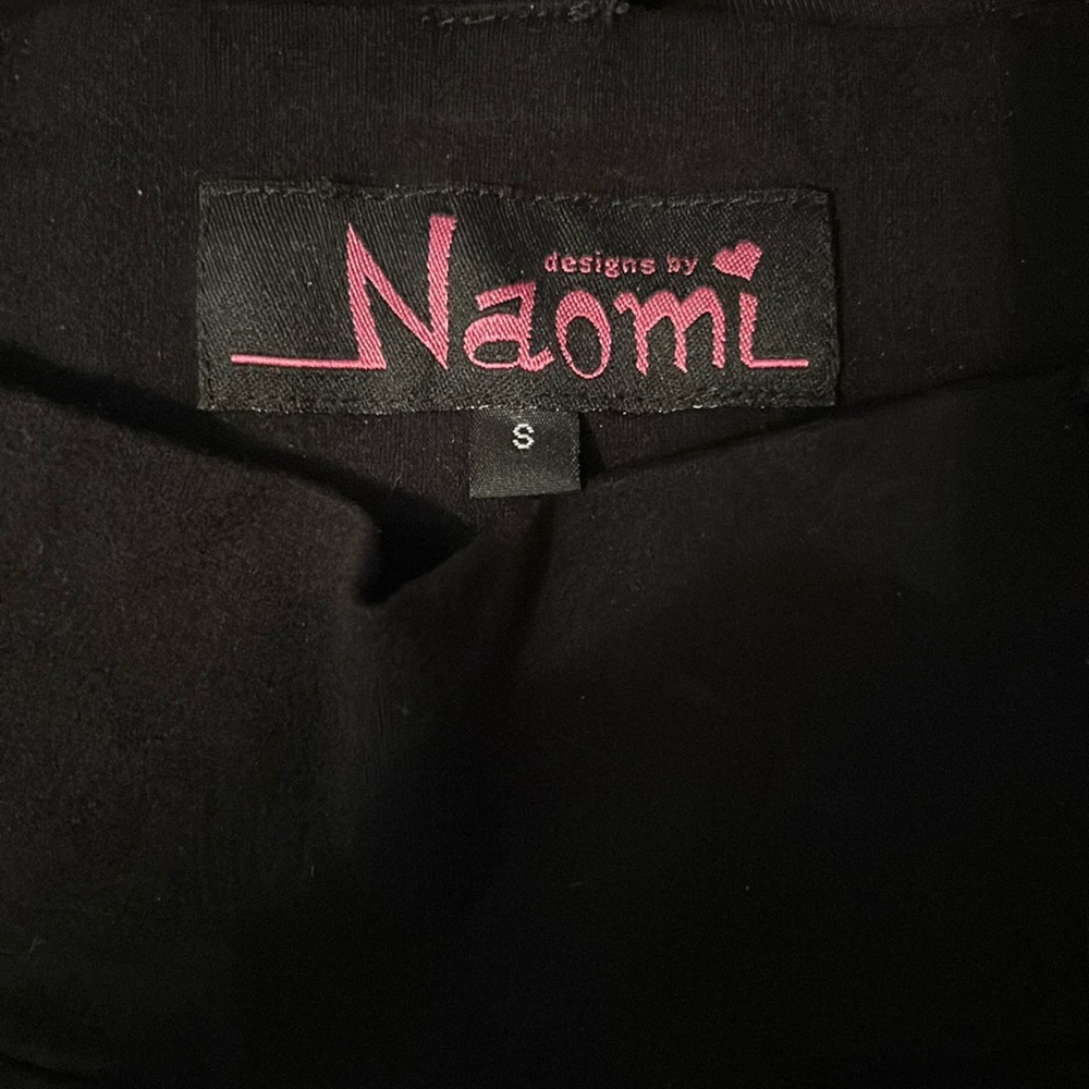 Naomi High Waisted Black Wide Leg Stretch Pants- Sixe S